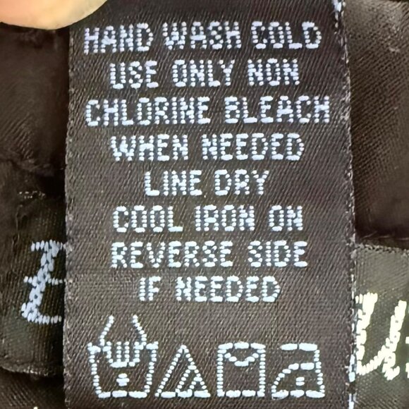 Black Y2K Sleeveless Formal Dress‎ Sequin Lace Bodice Babydoll V Neck & Back 8 - Picture 11 of 11